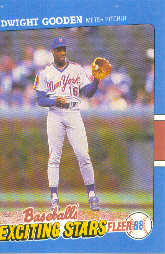 1988 Fleer Exciting Stars Baseball Cards       015      Dwight Gooden